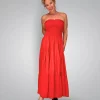 amelia maxi dress ruby red s m l 995k